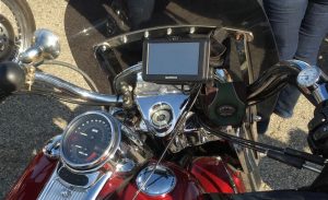 Garmin Nuvi 2455LMT on a Harley-Davidson